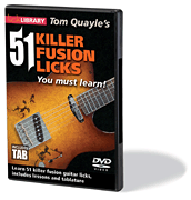 51 Killer Fusion Licks You Must Learn! Set of 2 DVD's Includes Tab